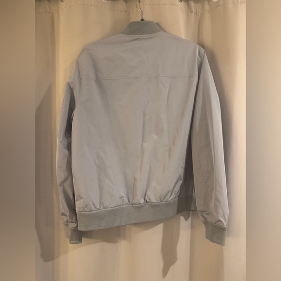 Men’s Silver Forever 21 Bomber Jacket - Picture 2 of 5